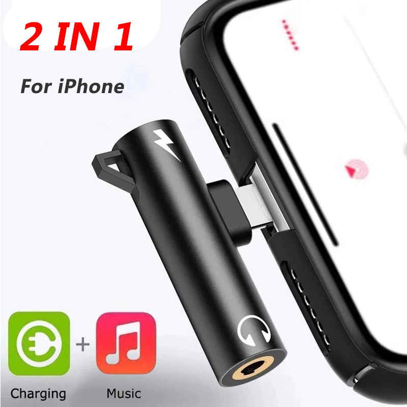 Music Audio Pro - 2 In1 อะแดปเตอร์ Splitter สําหรับ iPhone