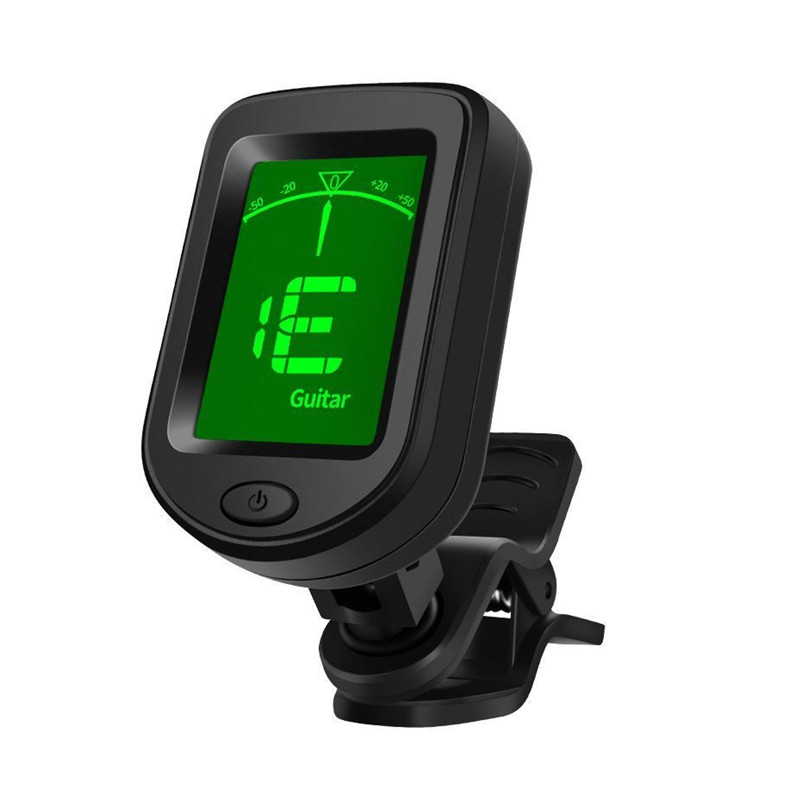 Guitar Tuner Clip - เบสอูคูเลเล่ไวโอลินแมนโดลินแบนโจตัวปรับระดับเสียงกีต้าร์สำหรับเครื่องมือทั้งหมดคลิปบนอิเล็กทรอนิกส์จูนเนอร์ LCD ดิจิตอล