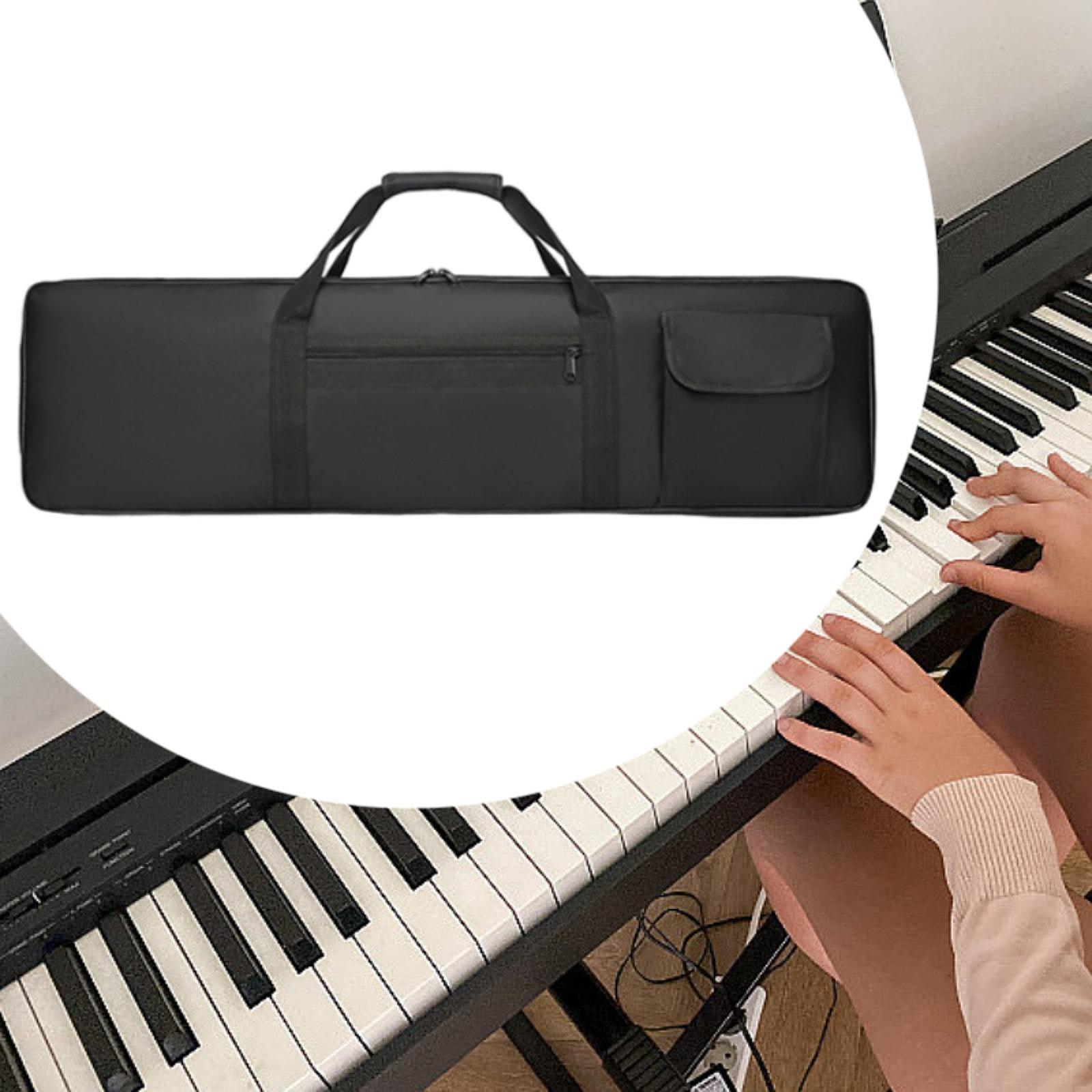 Keyboard Piano 61 Key - กระเป๋าใส่คีย์บอร์ด 88 คีย์แบบพกพา บุนวมกันกระแทก กันน้ำ สำหรับเปียโนไฟฟ้า