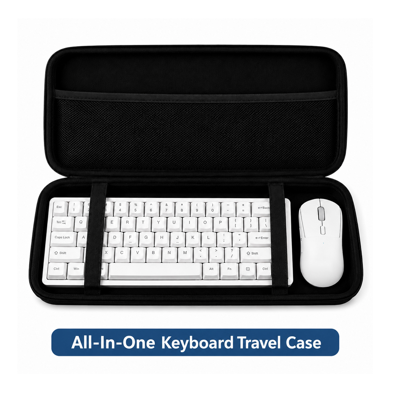 Keyboard Piano 61 Key - เคสคีย์บอร์ดแบบแข็งสำหรับคีย์บอร์ดแบบกลไกขนาด 61 คีย์ถึงขนาดเต็ม, กระเป๋าเดินทางแบบพกพา, กระเป๋าใส่แบบกันน้ำ