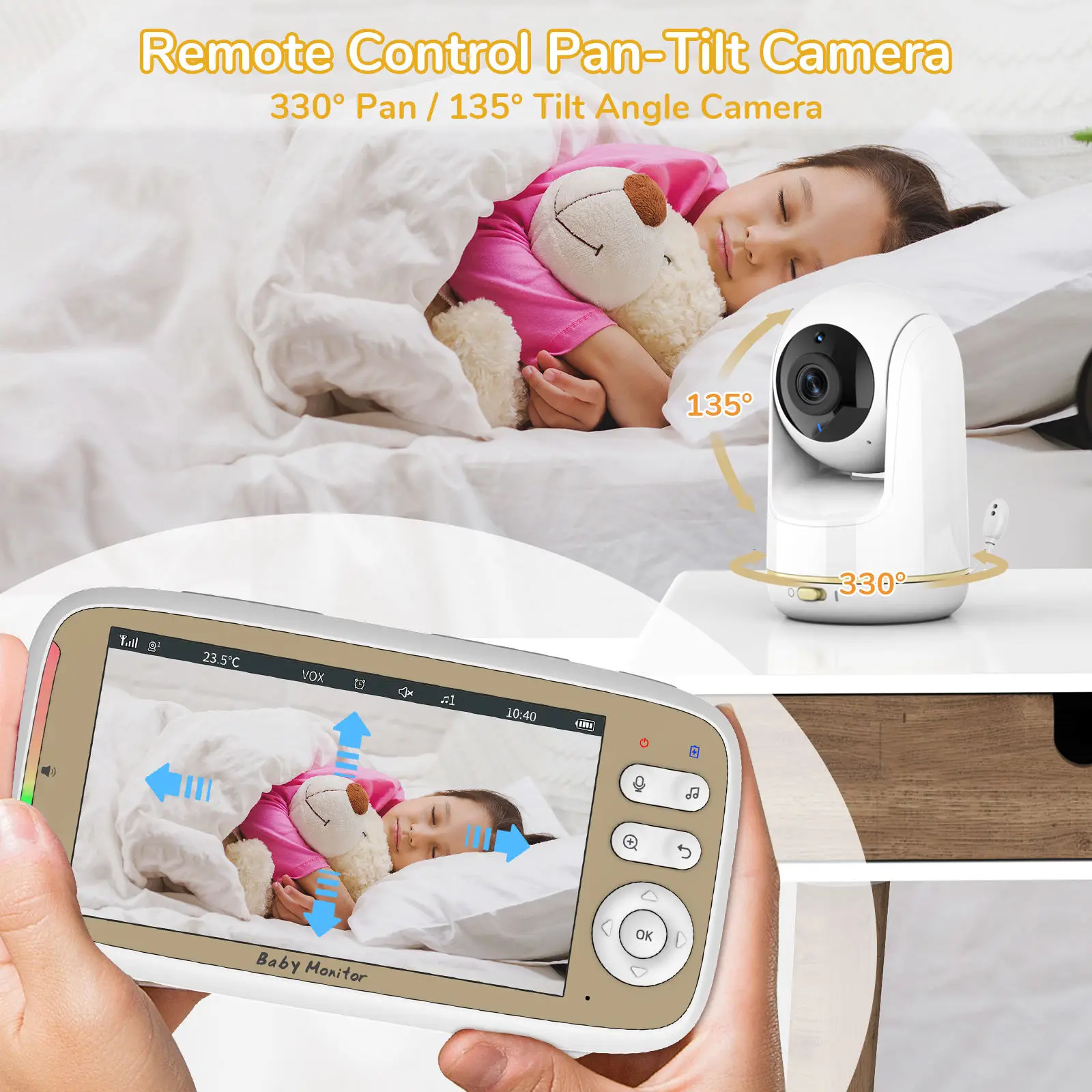 VB803 PRO Baby Monitor 2pcs Zo - Music Audio Pro บทวิจารณ์และราคา