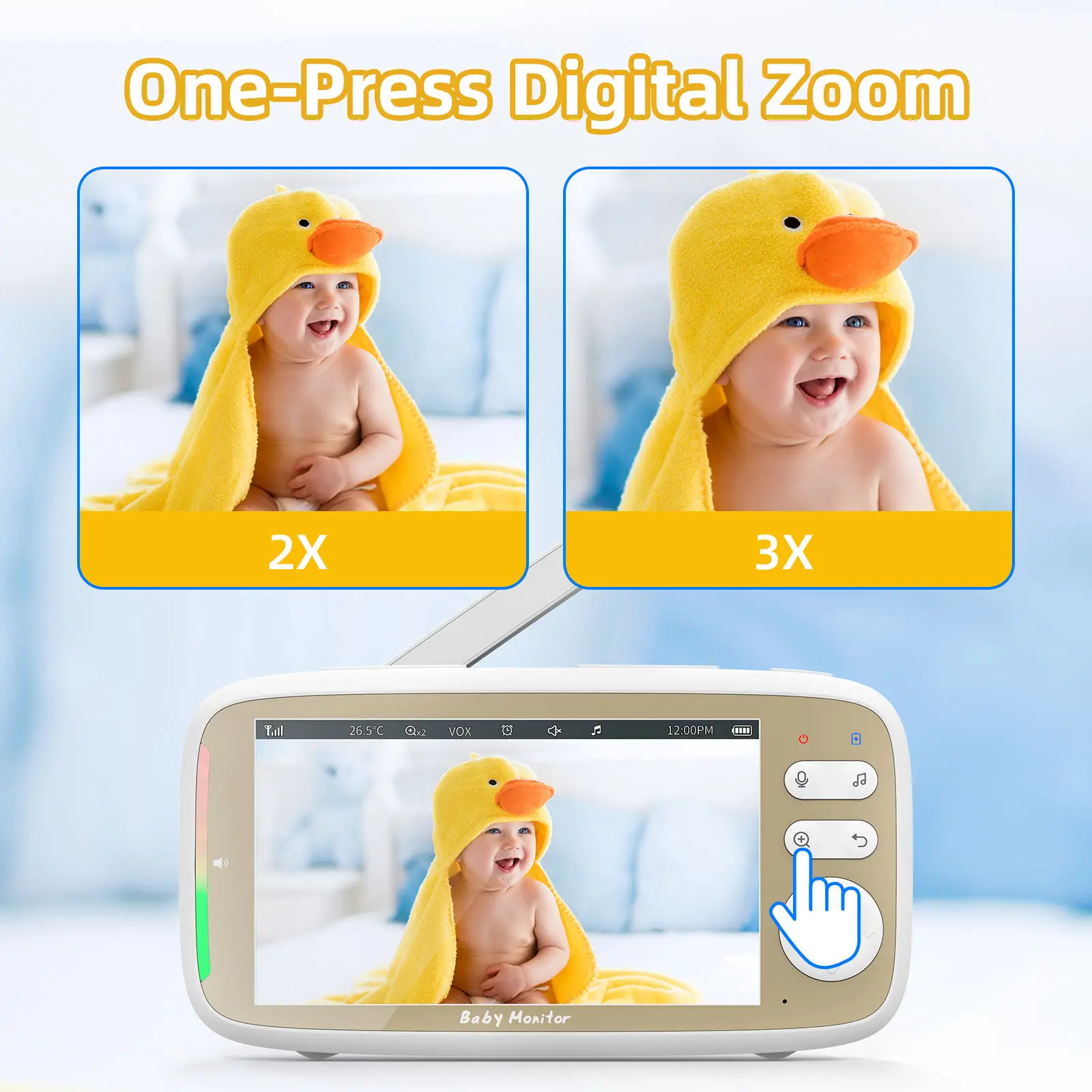 VB803 PRO Baby Monitor 2pcs Zo - Music Audio Pro บทวิจารณ์และราคา