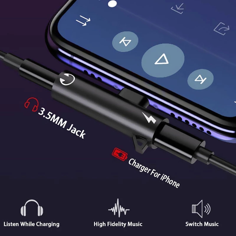 2 In1 อะแดปเตอร์ Splitter สําห - Music Audio Pro บทวิจารณ์และราคา