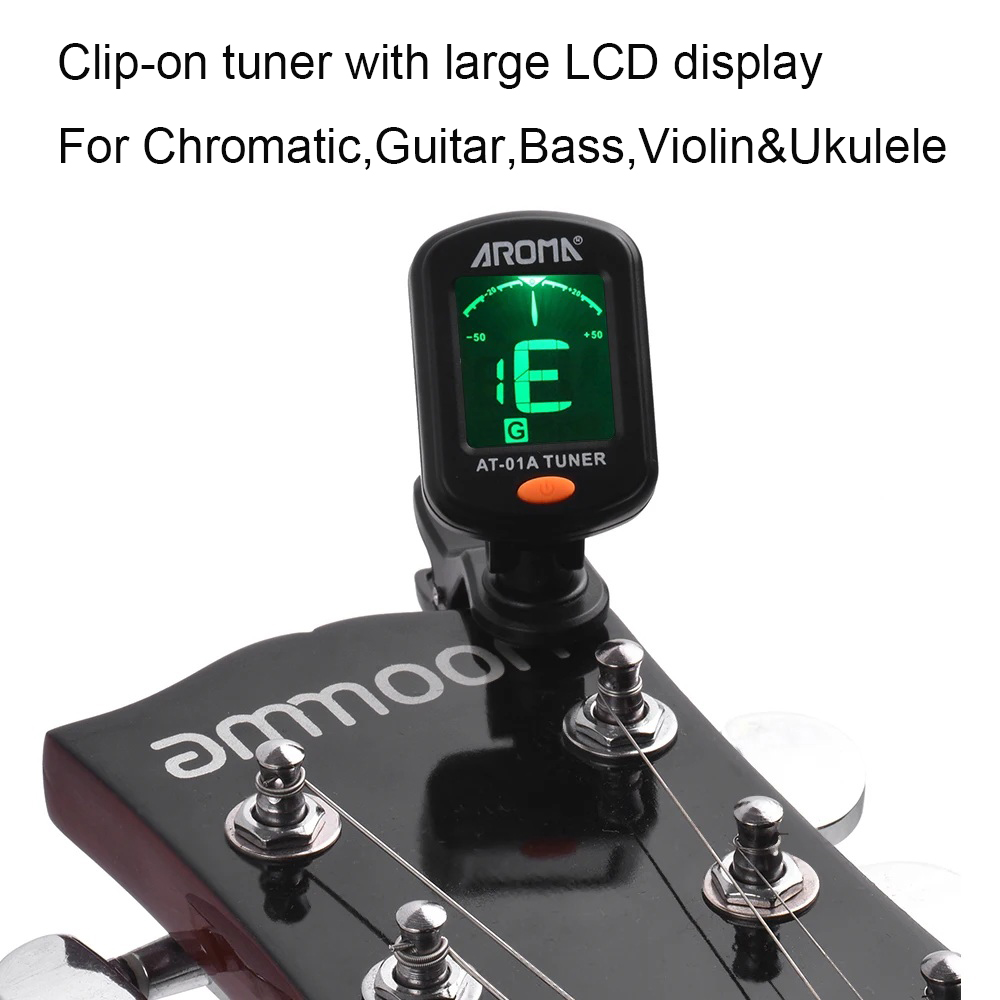 เครื่องตั้งสายกีตาร์แบบหนีบพับ - Guitar Tuner Clip บทวิจารณ์และราคา