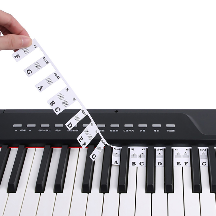 สติ๊กเกอร์แป้นพิมพ์เปียโน 88/6 - Keyboard Piano 61 Key บทวิจารณ์และราคา
