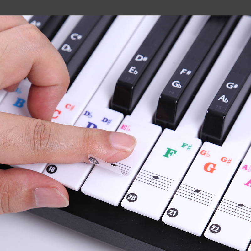 สติกเกอร์คีย์บอร์ดเปียโนแบบโปร - Keyboard Piano 61 Key บทวิจารณ์และราคา