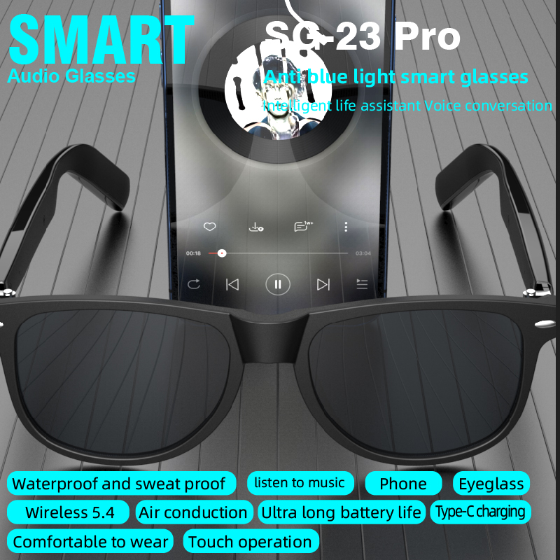 แว่นตาอัจฉริยะ SG‑23 Pro พร้อม - Music Audio Pro บทวิจารณ์และราคา