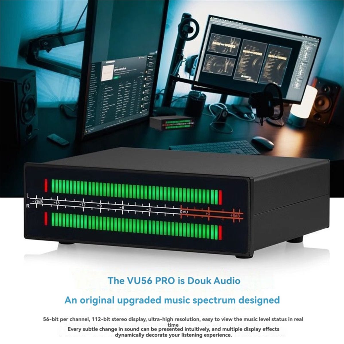 A40I VU56-PRO เครื่องวิเคราะห์ - Music Audio Pro บทวิจารณ์และราคา