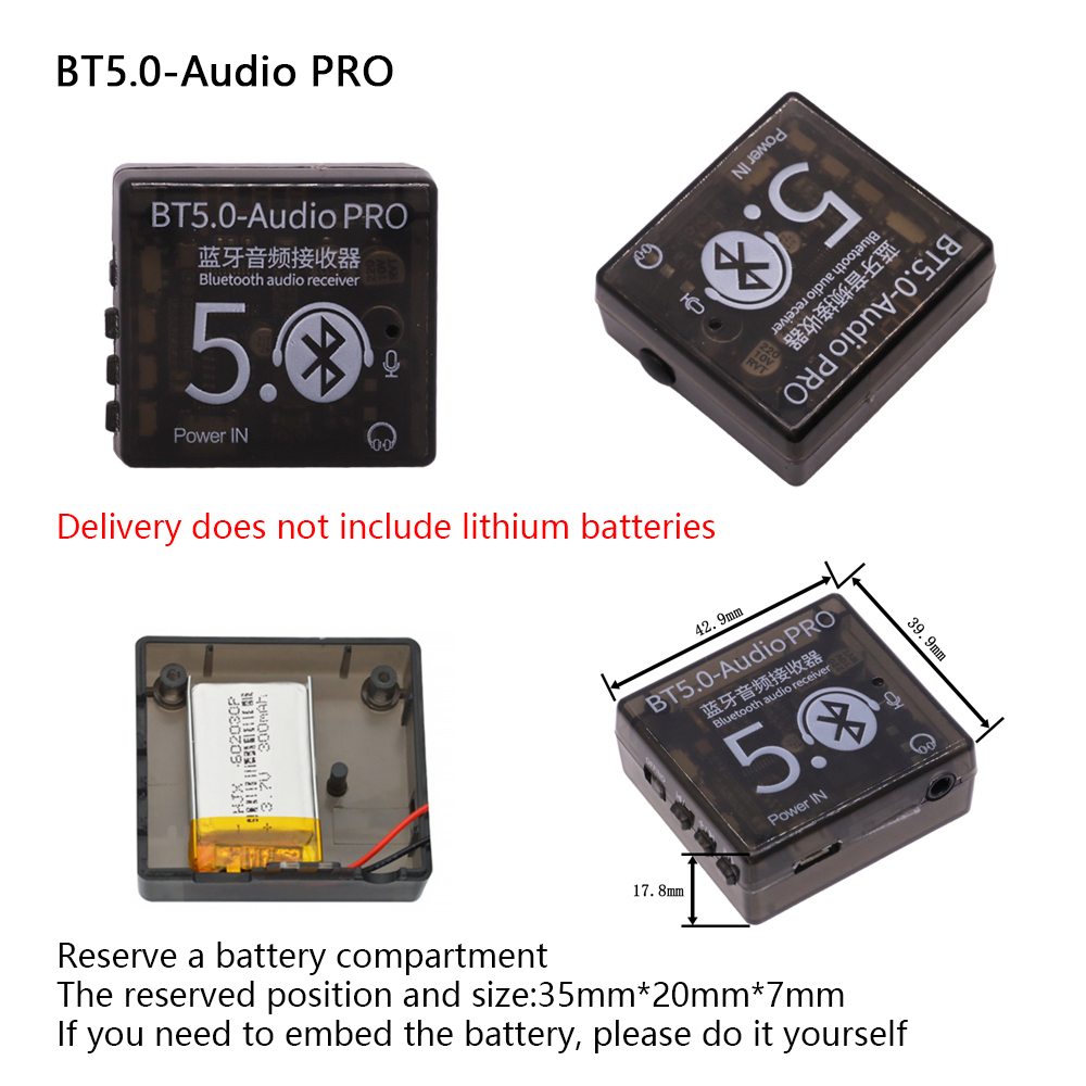 เคสบอร์ดเครื่องถอดรหัสบลูทูธ5. - Music Audio Pro บทวิจารณ์และราคา