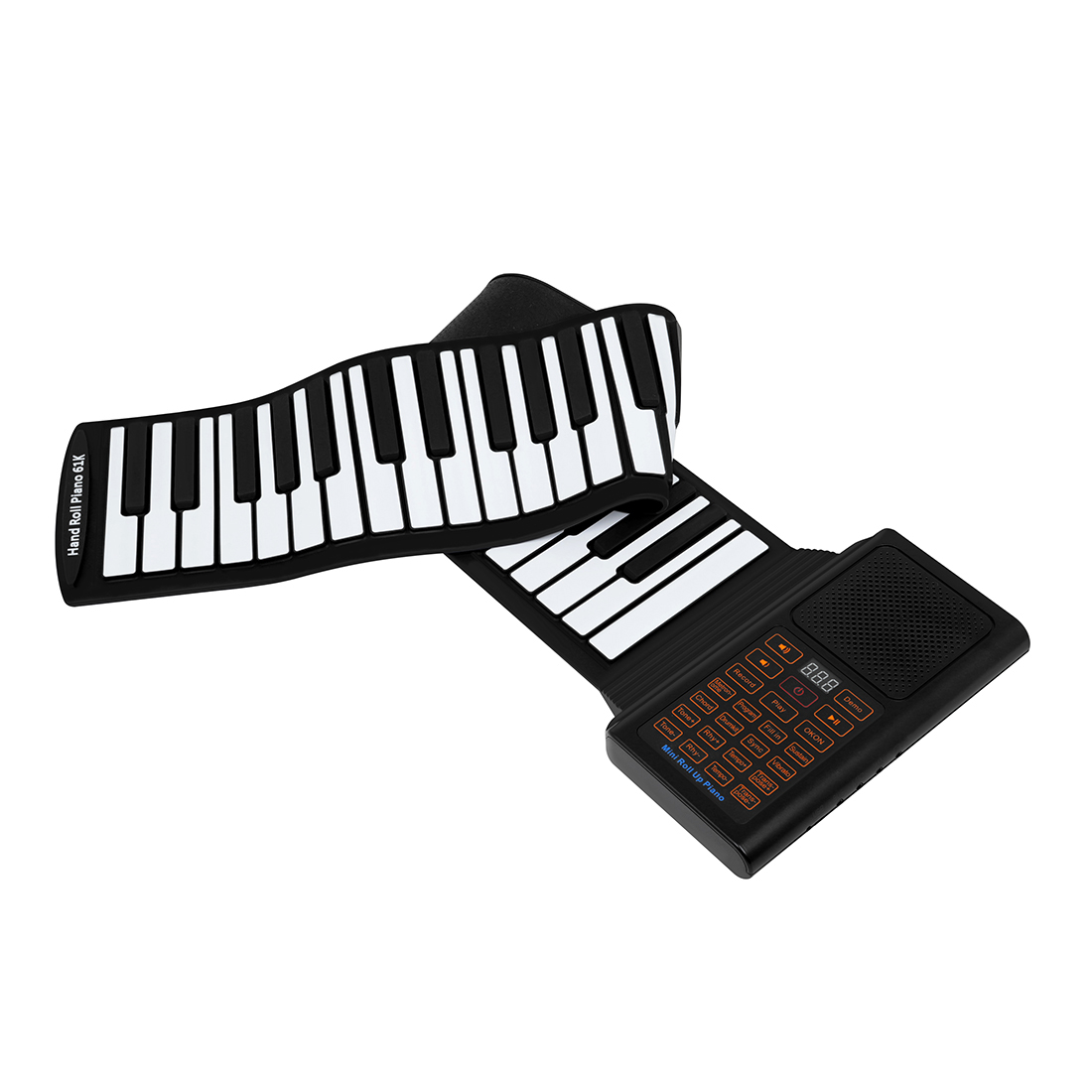 คีย์บอร์ดพกพาแบบพับได้ ซิลิโคน - Keyboard Piano 61 Key บทวิจารณ์และราคา