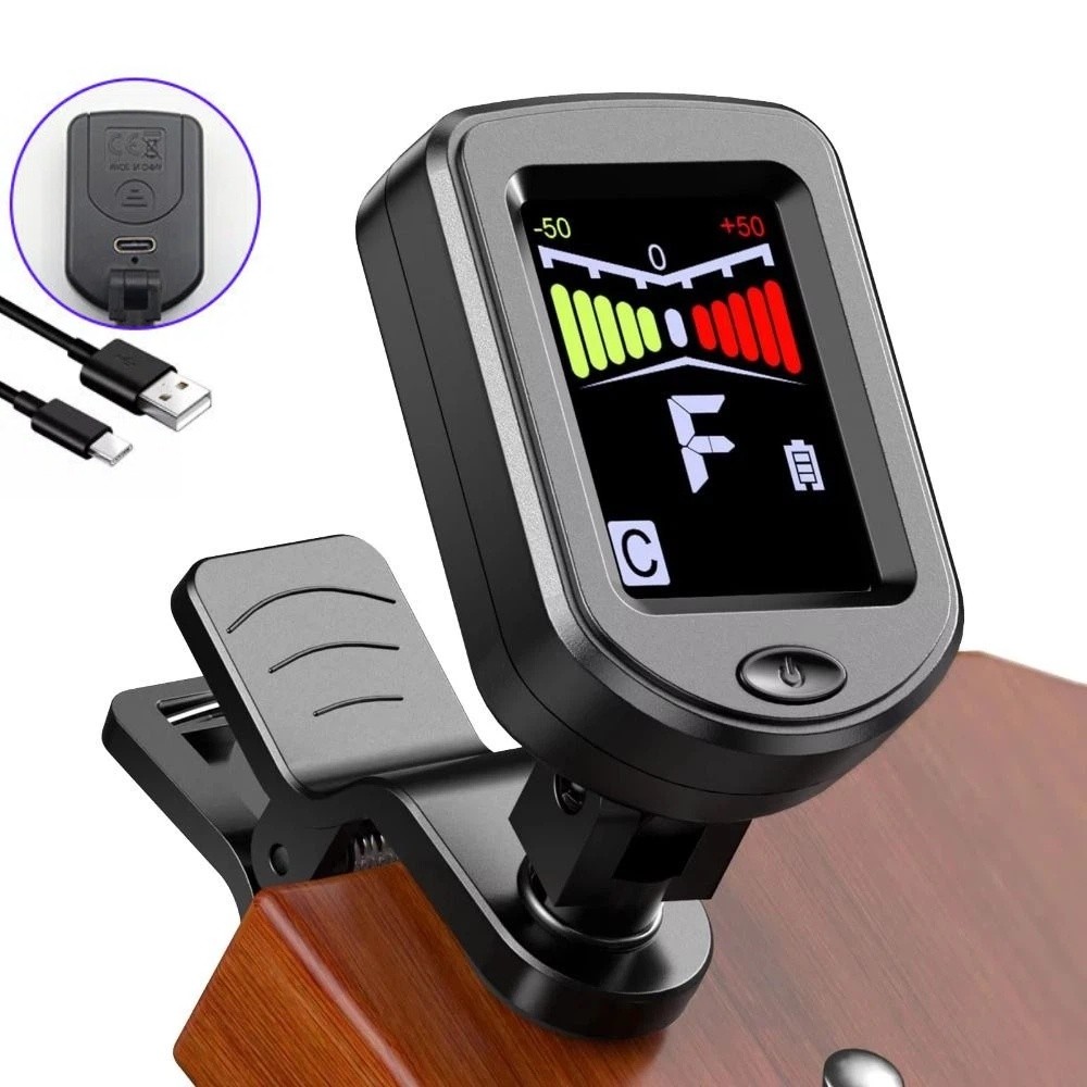 เครื่องตั้งสายกีตาร์แบบหนีบขนา - Guitar Tuner Clip บทวิจารณ์และราคา