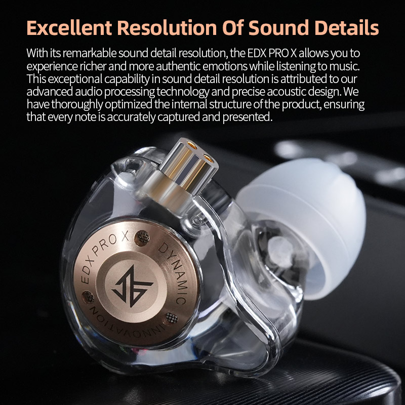 KZ EDX PRO X ไดรฟ์แบบไดนามิกหู - Music Audio Pro บทวิจารณ์และราคา
