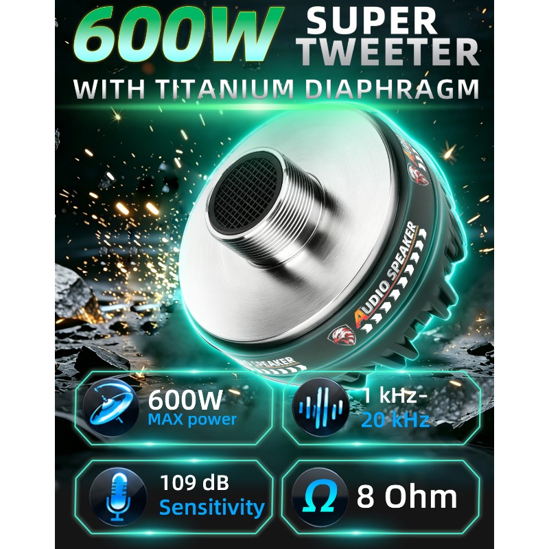 ลำโพงทวีตเตอร์ไทเทเนียมขนาด 3. - Music Audio Pro บทวิจารณ์และราคา
