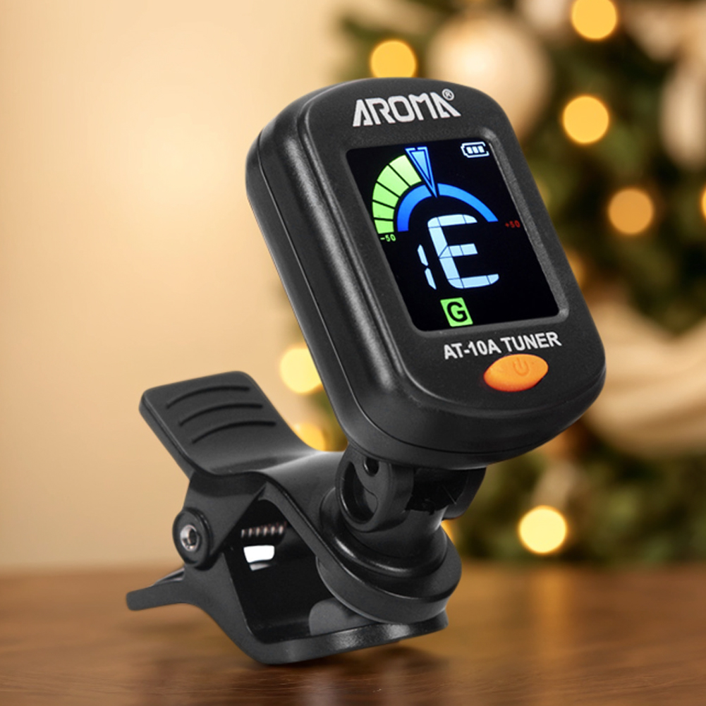 จูนเนอร์กีตาร์แบบพับได้ หมุนได - Guitar Tuner Clip บทวิจารณ์และราคา