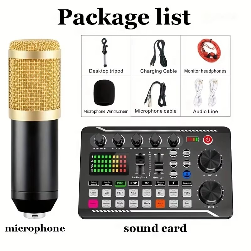 ไมโครโฟนคอนเดนเซอร์ ไมค์มืออาช - Audio Music Voice Changer บทวิจารณ์และราคา