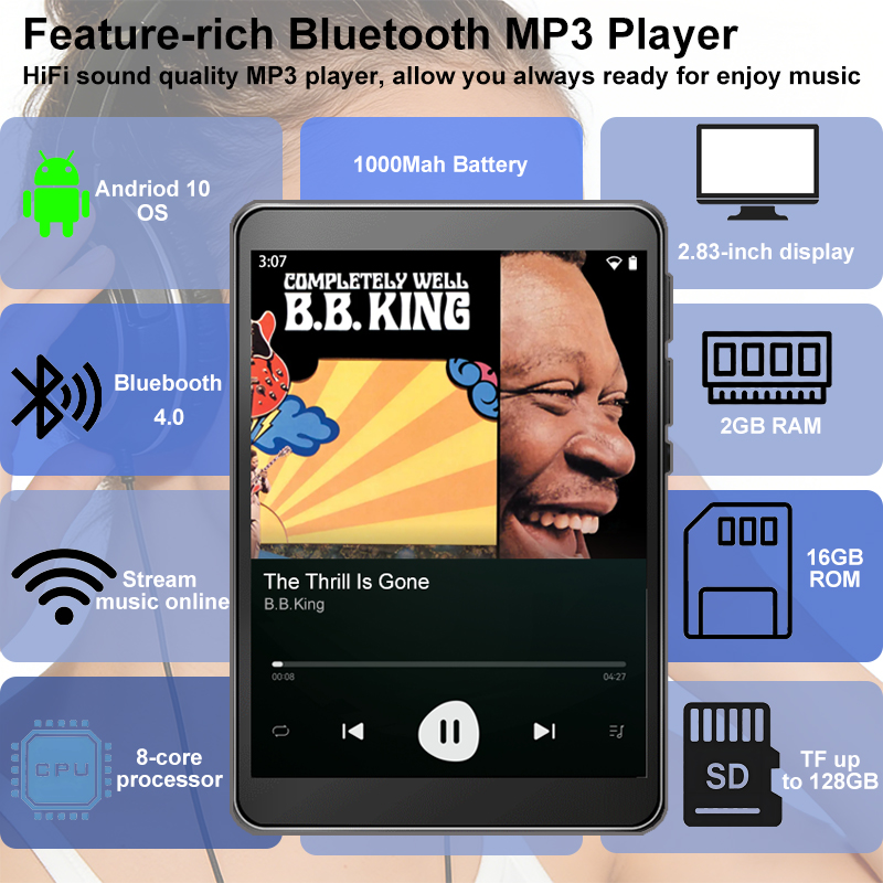 เครื่องเล่น MP3 แบบ WiFi ระบบ  - Audio Music Download Mp3 บทวิจารณ์และราคา
